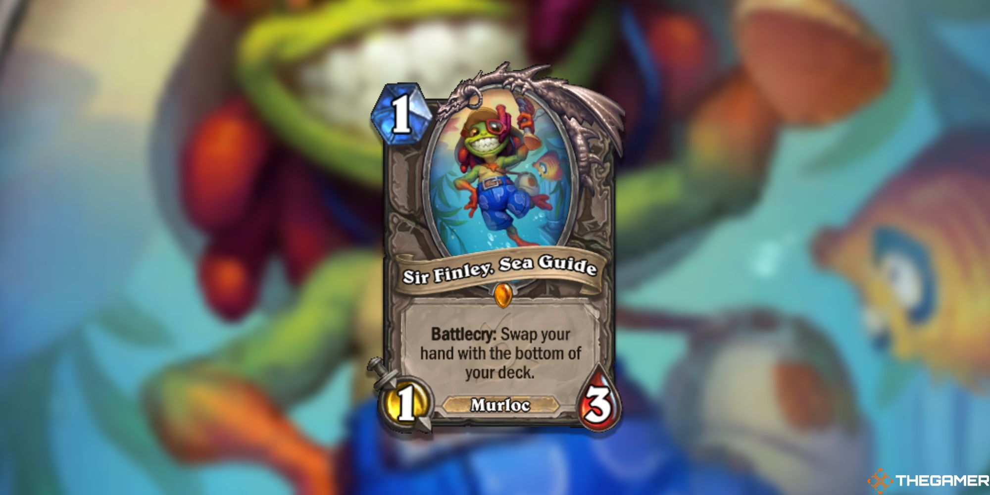 Sir Finley, Sea Guide Hearthstone Card