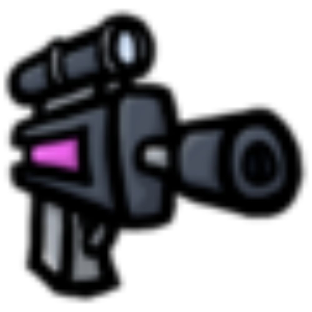 Sniper Gun Weapon Icon from Brotato
