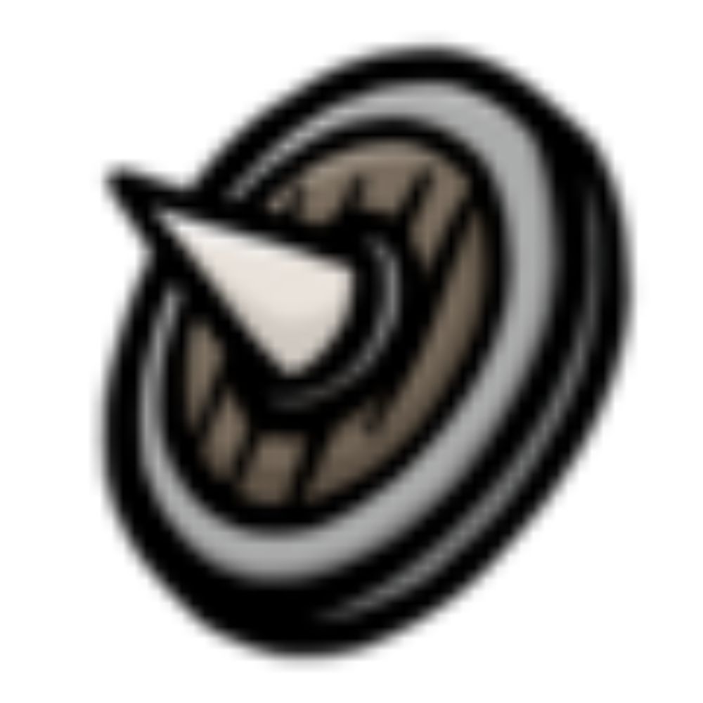 Spiky Shield Weapon Icon from Brotato