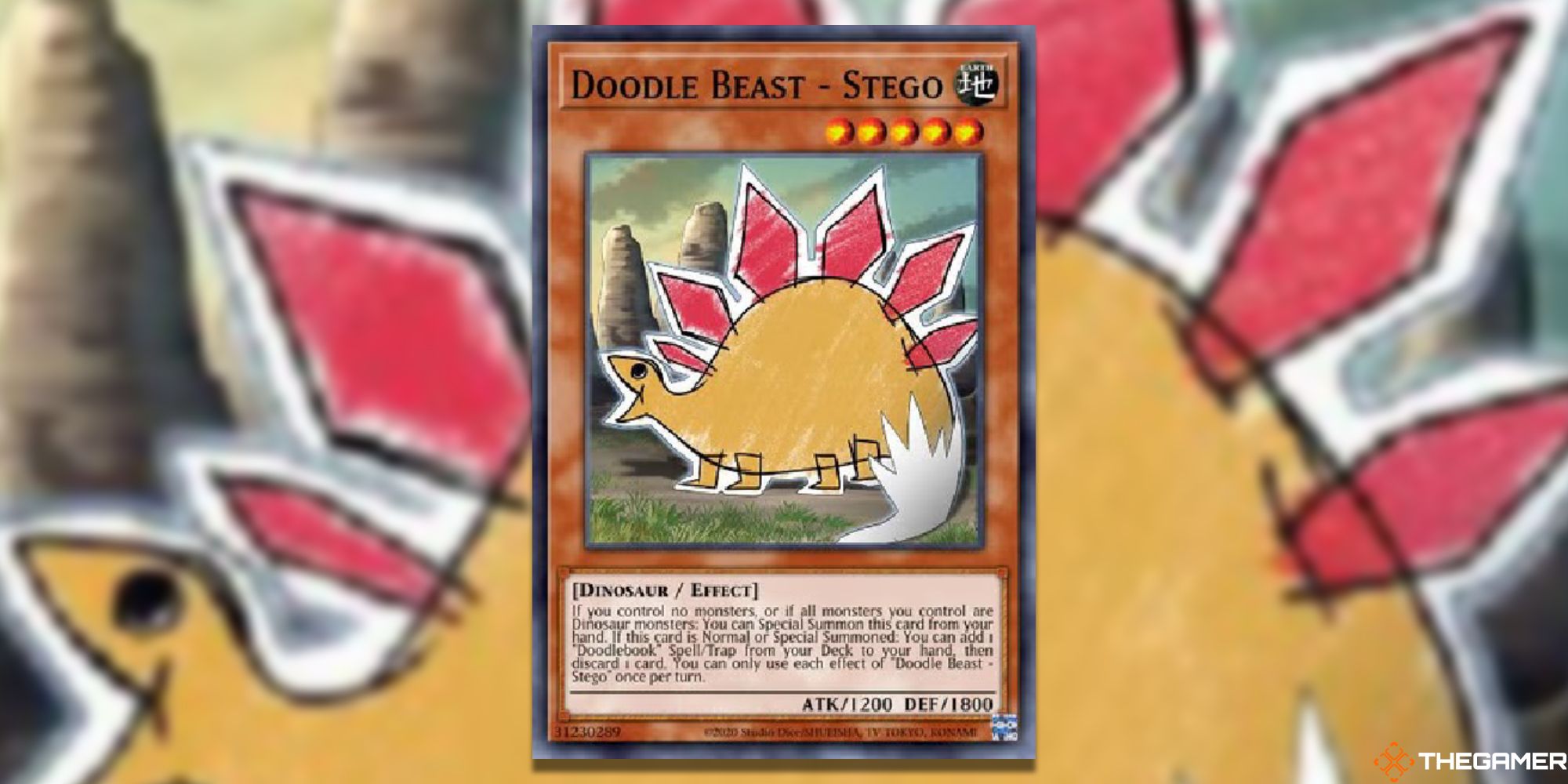 doodle beast stego yugioh crystal revenge