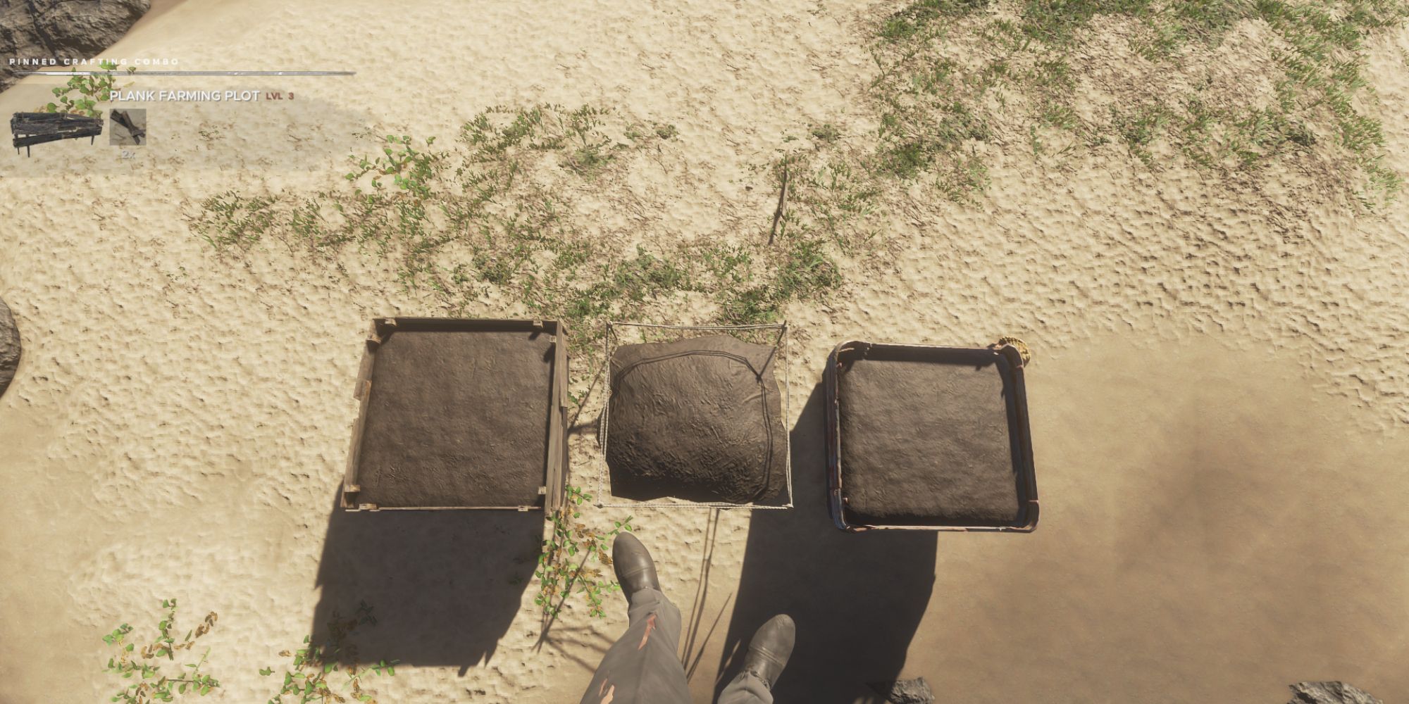 Stranded Deep Three Different Farming Plots