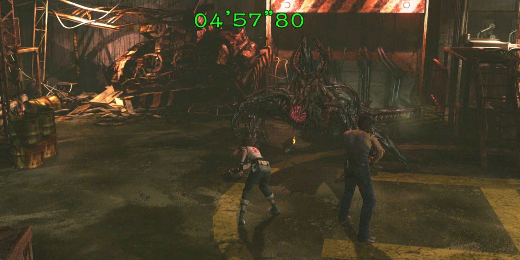 The tough final boss of Resident Evil 0.