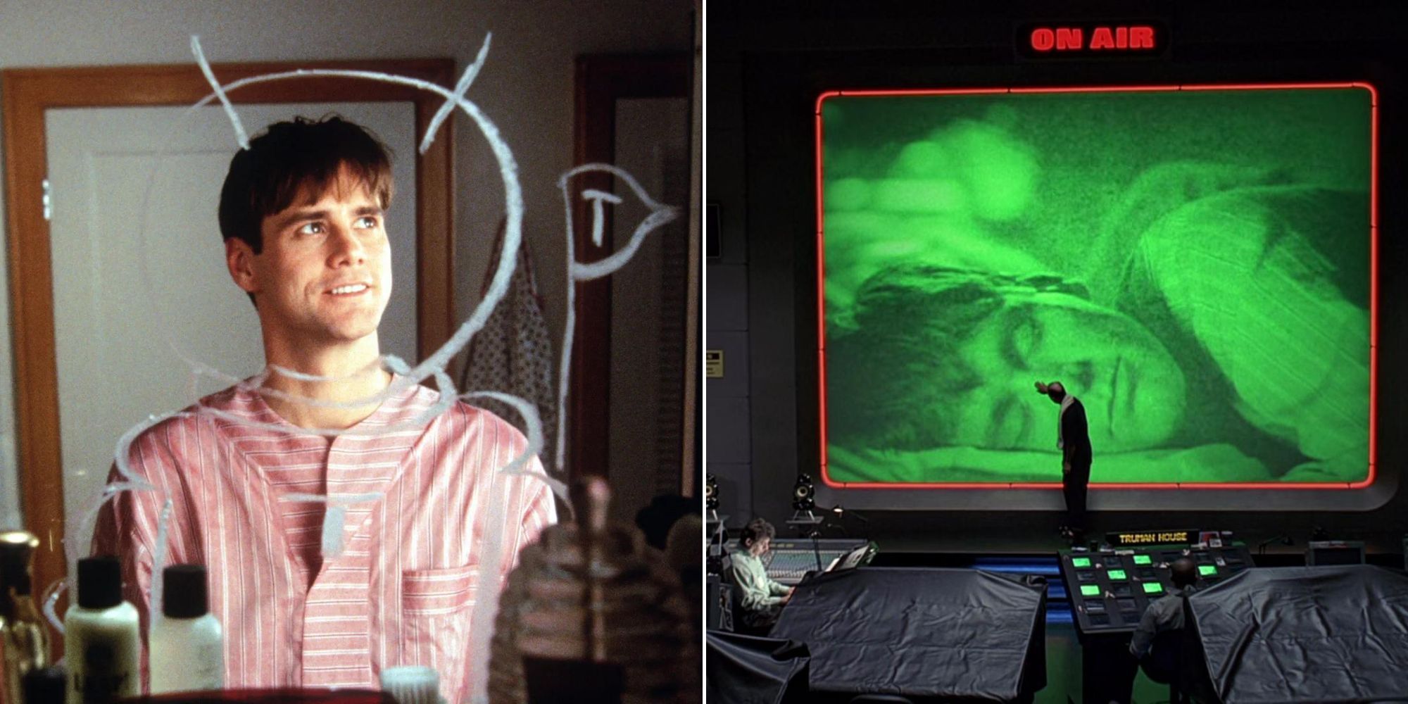 The Truman Show - Truman In The Mirror - The Control Room