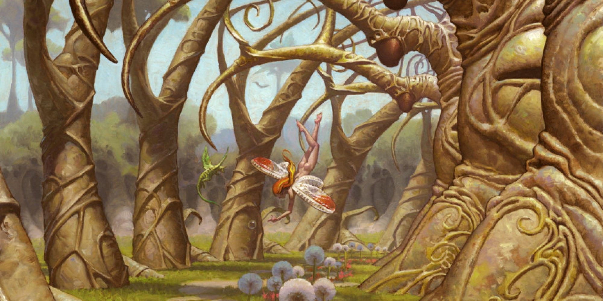 Artwork from Gaea's Cradle in Magic: The Gathering.