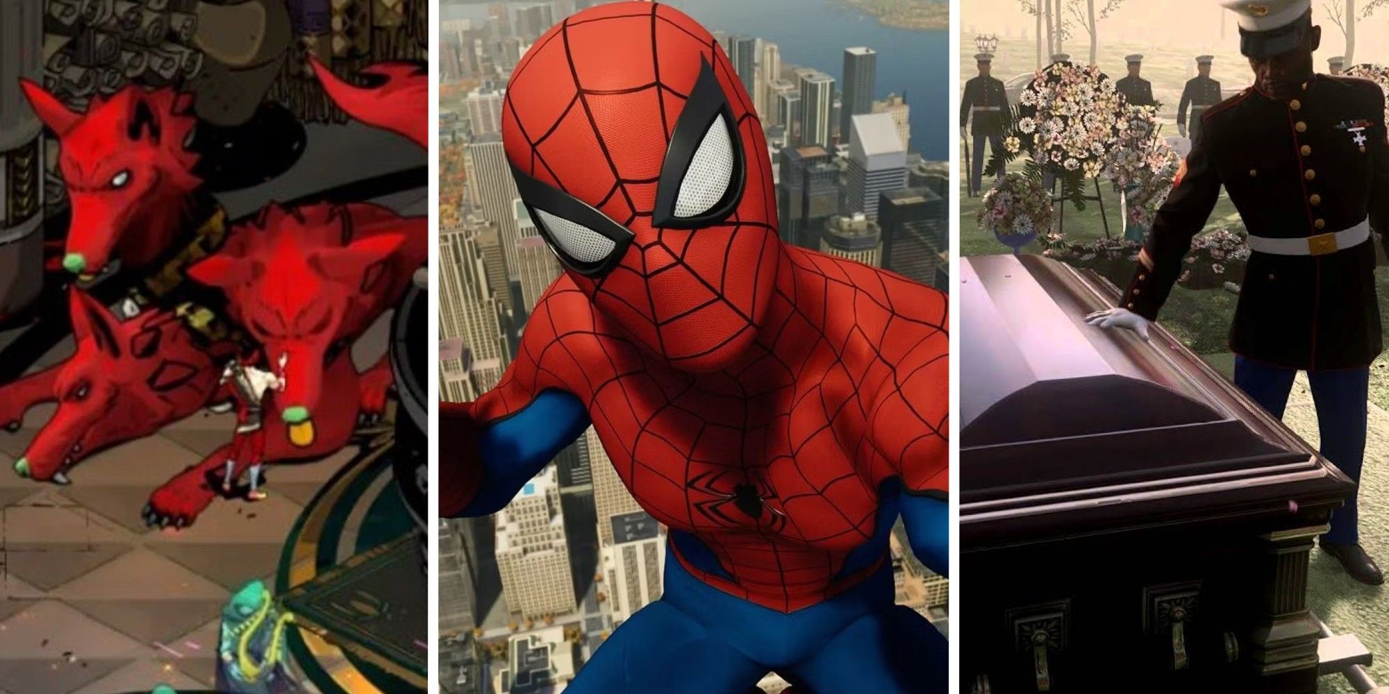 Useless Buttons Feature Image Hades, Spider-Man and Modern Warfare