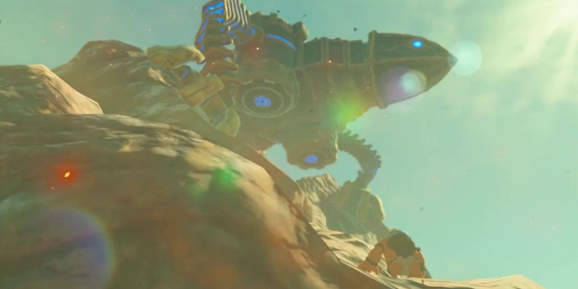 Vah Rudania on the side of Death Mountain in Breath of the Wild.