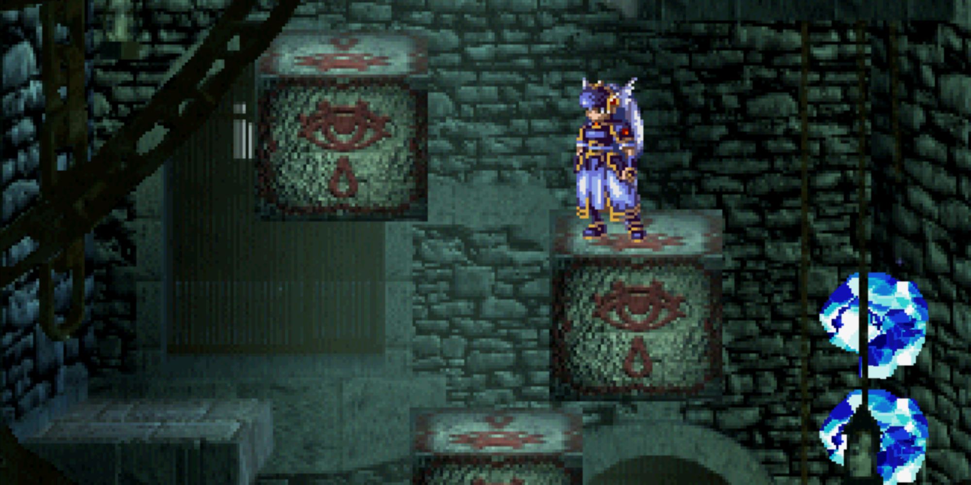 Valkyrie Profile Lenneth - Arkdain Ruins Crystal ladder