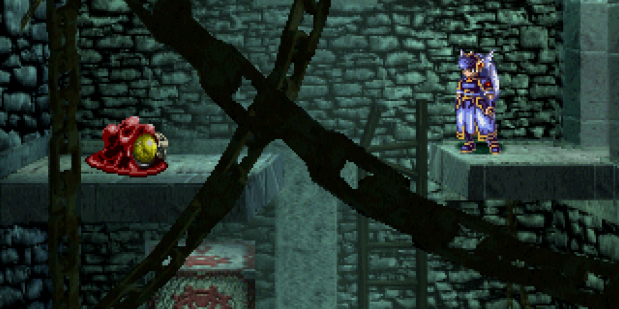 Valkyrie Profile Lenneth - Arkdain Ruins Monster and chest