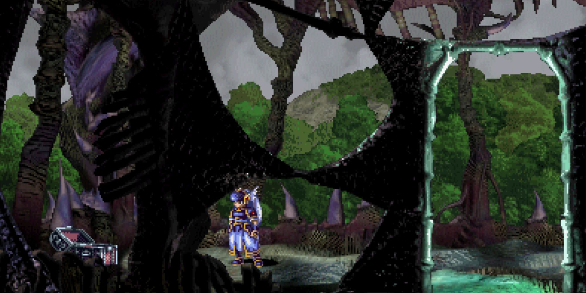 Valkyrie Profile Lenneth - Black Dream Tower Rear Exit