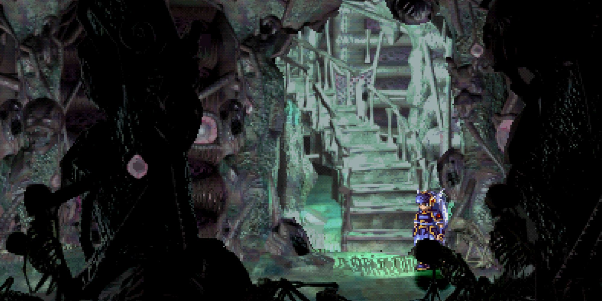 Valkyrie Profile Lenneth - Black Dream Tower Staircase