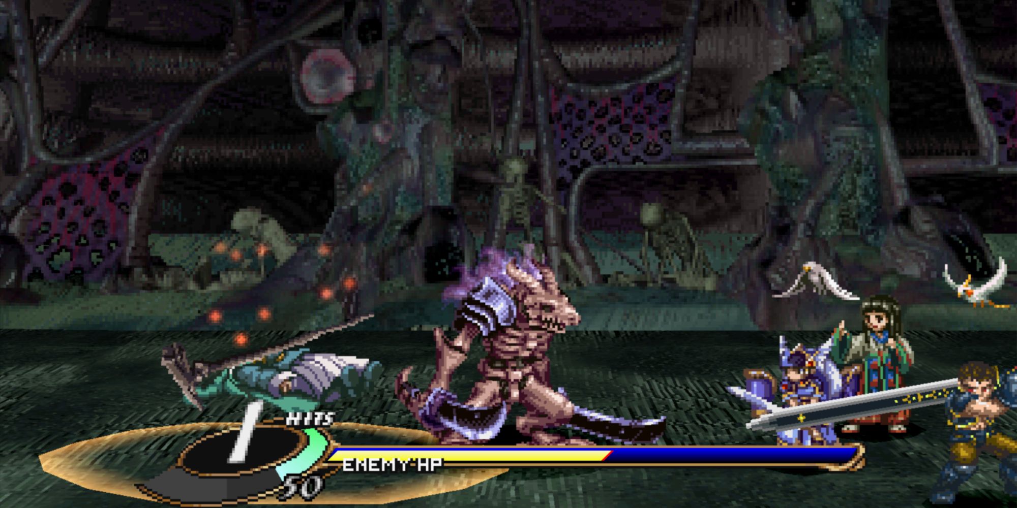 Valkyrie Profile Lenneth - Black Dream Tower Targeting the Wise Sorcerer