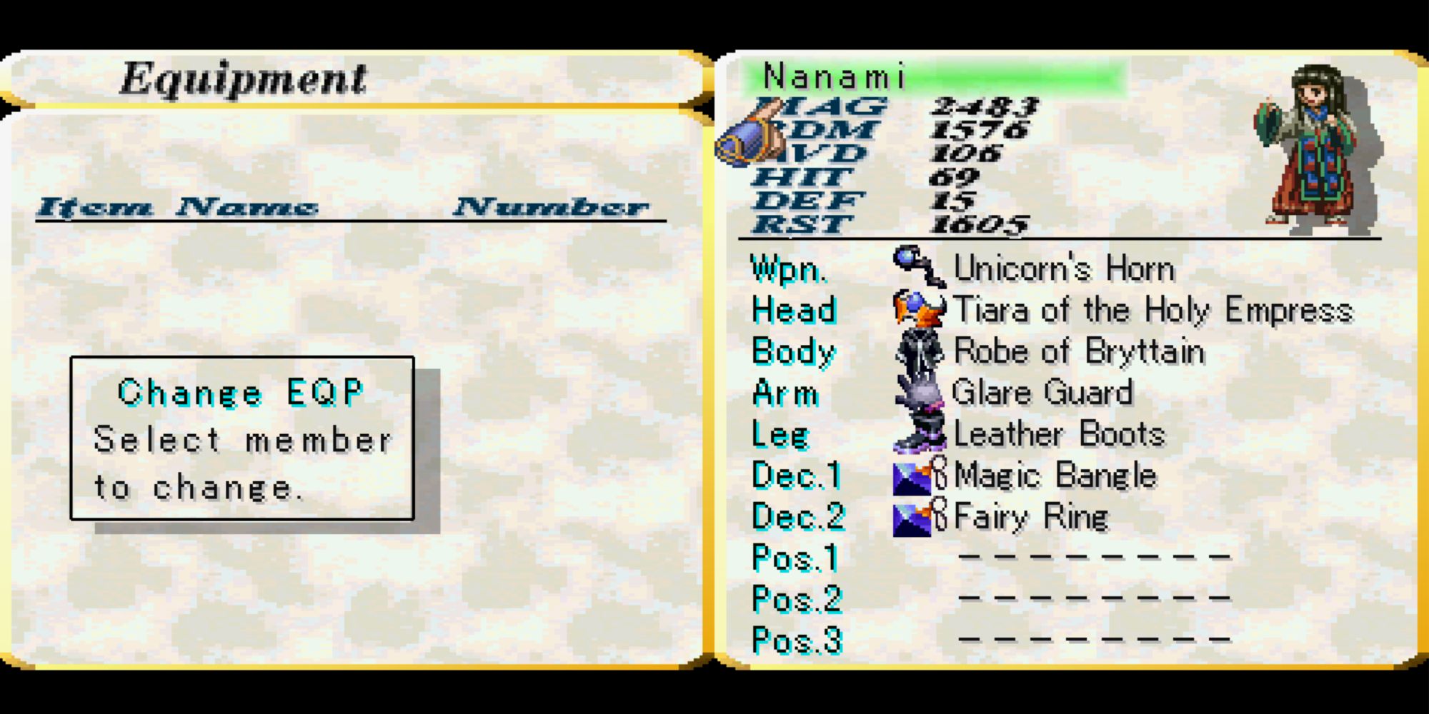 Valkyrie Profile Lenneth - Brahms Castle Nanami Build for Poison Blow