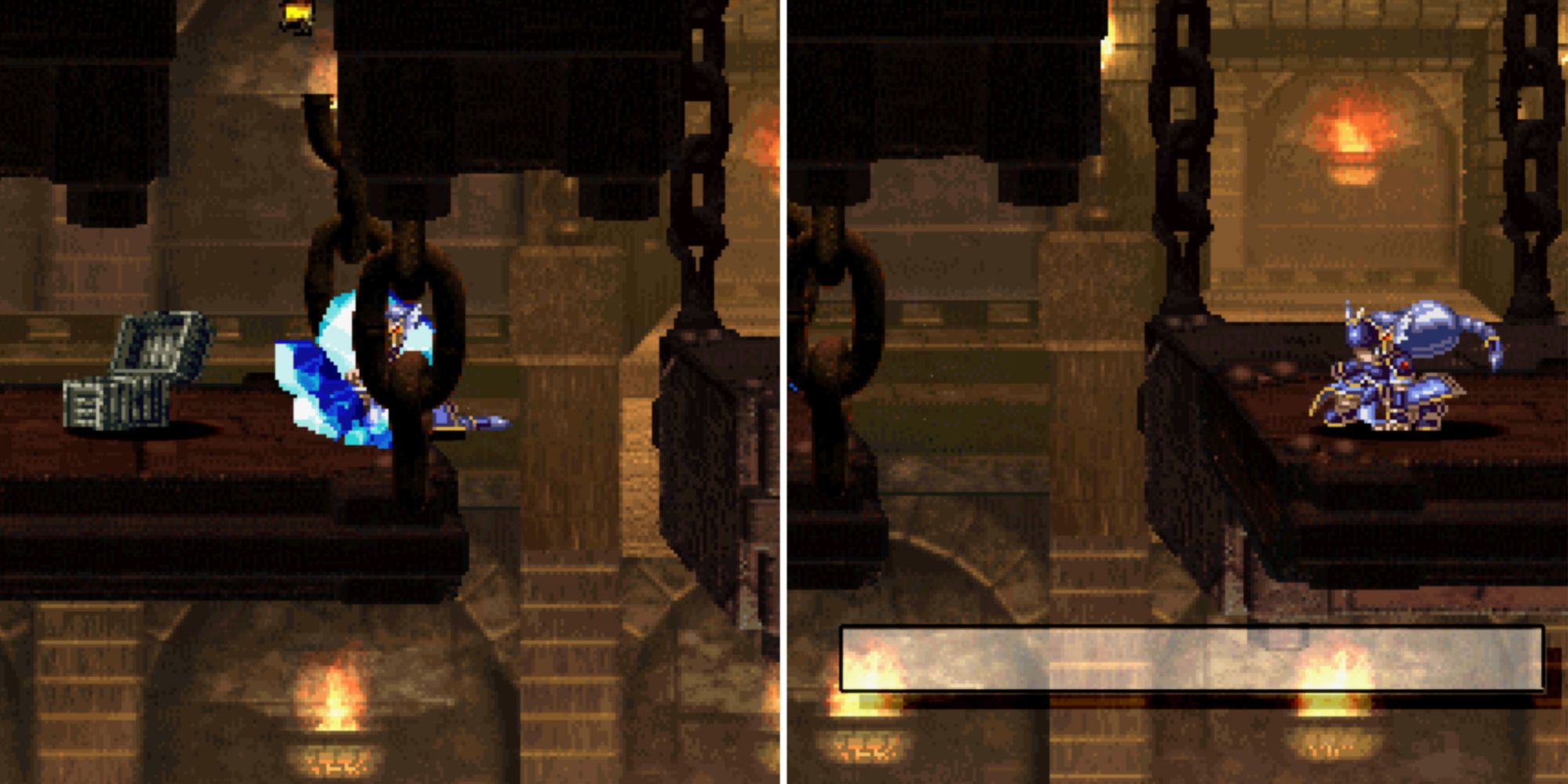 Valkyrie Profile Lenneth - Citadel of Flame Crystal explosion platforming