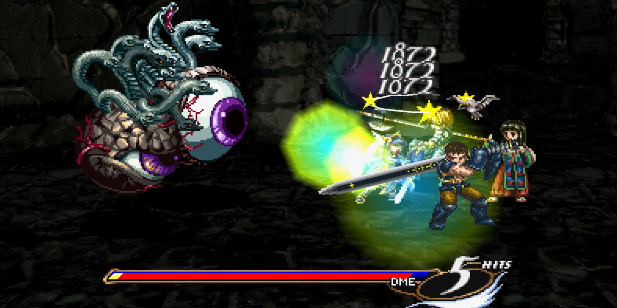 Valkyrie Profile Lenneth - Dark Tower of Xervah Hel Servant Combat