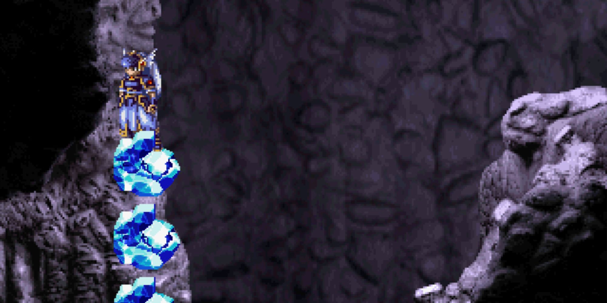 Valkyrie Profile Lenneth - Dragoncastle Caverns Crystal ladder