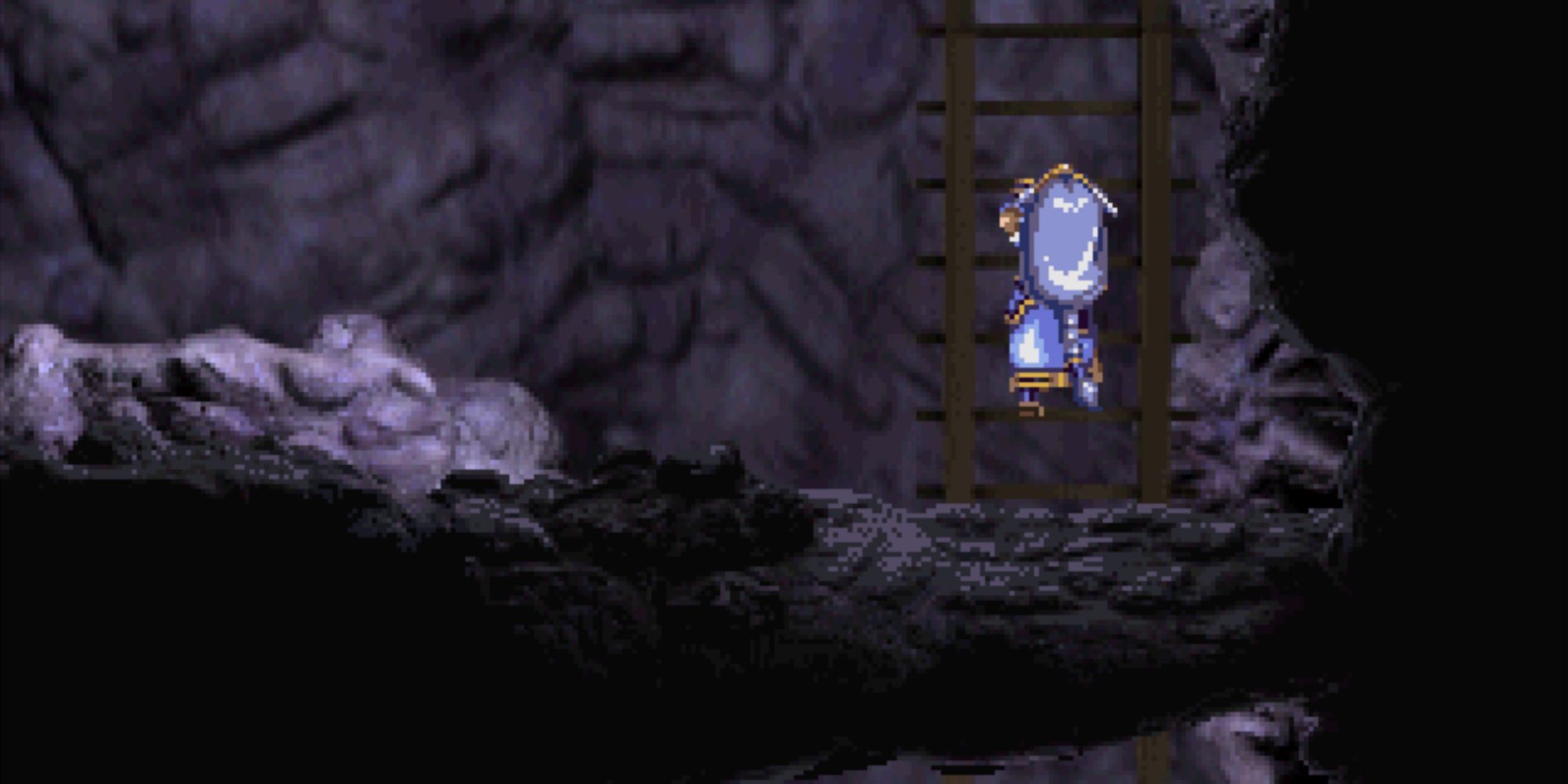 Valkyrie Profile Lenneth - Dragoncastle Caverns First Ladder
