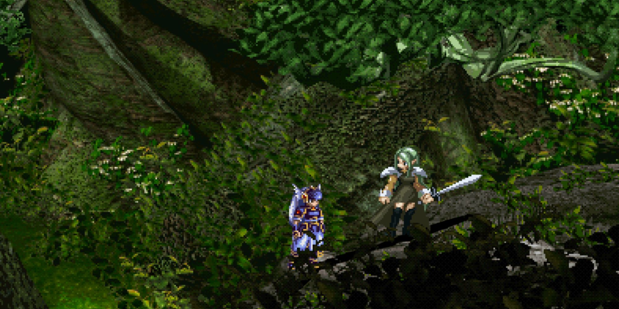 Valkyrie Profile Lenneth - Forest of Spirits Elf who warns about the ape