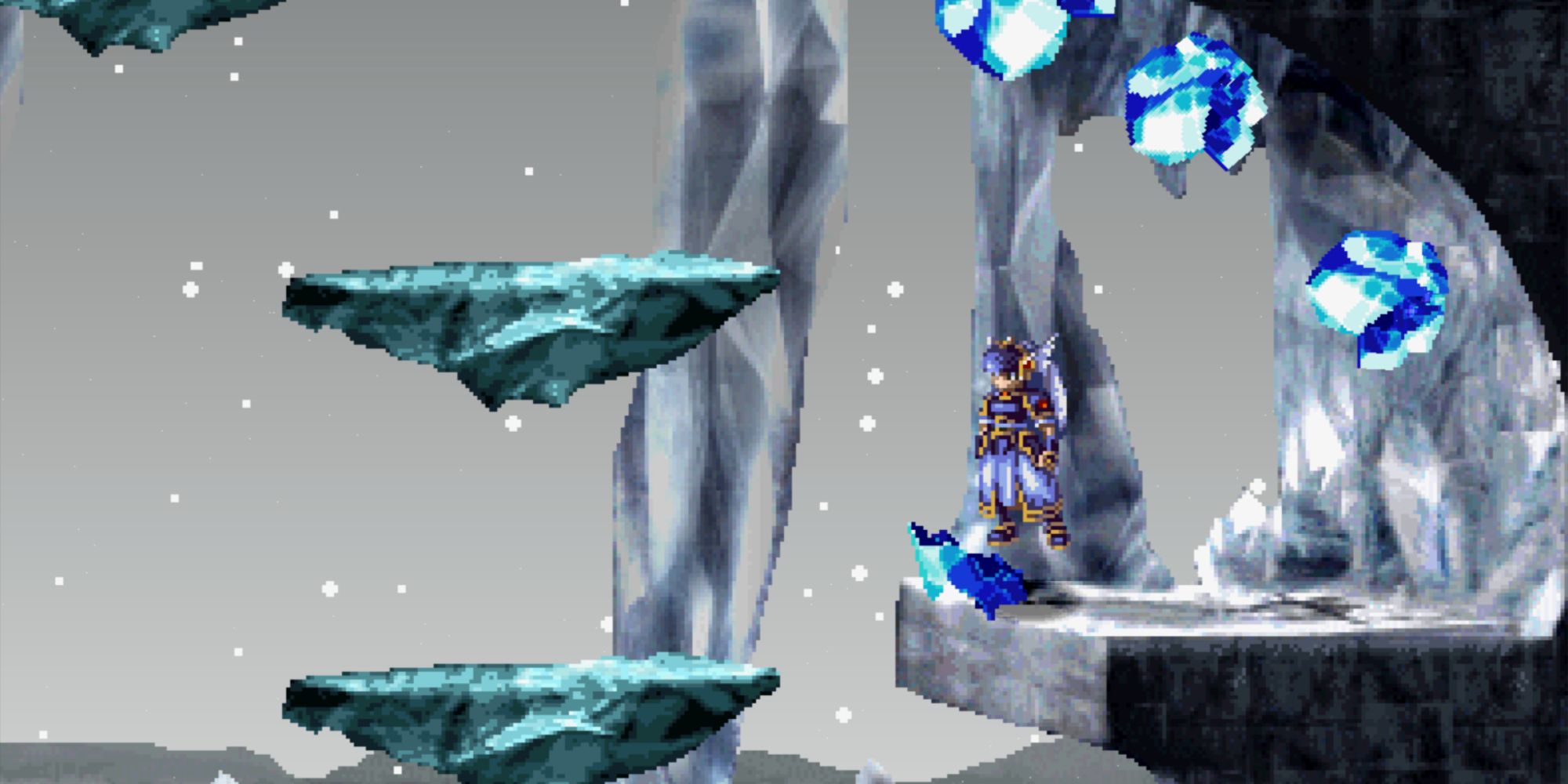 Valkyrie Profile Lenneth - Jotunheim Palace Crystal Platforming