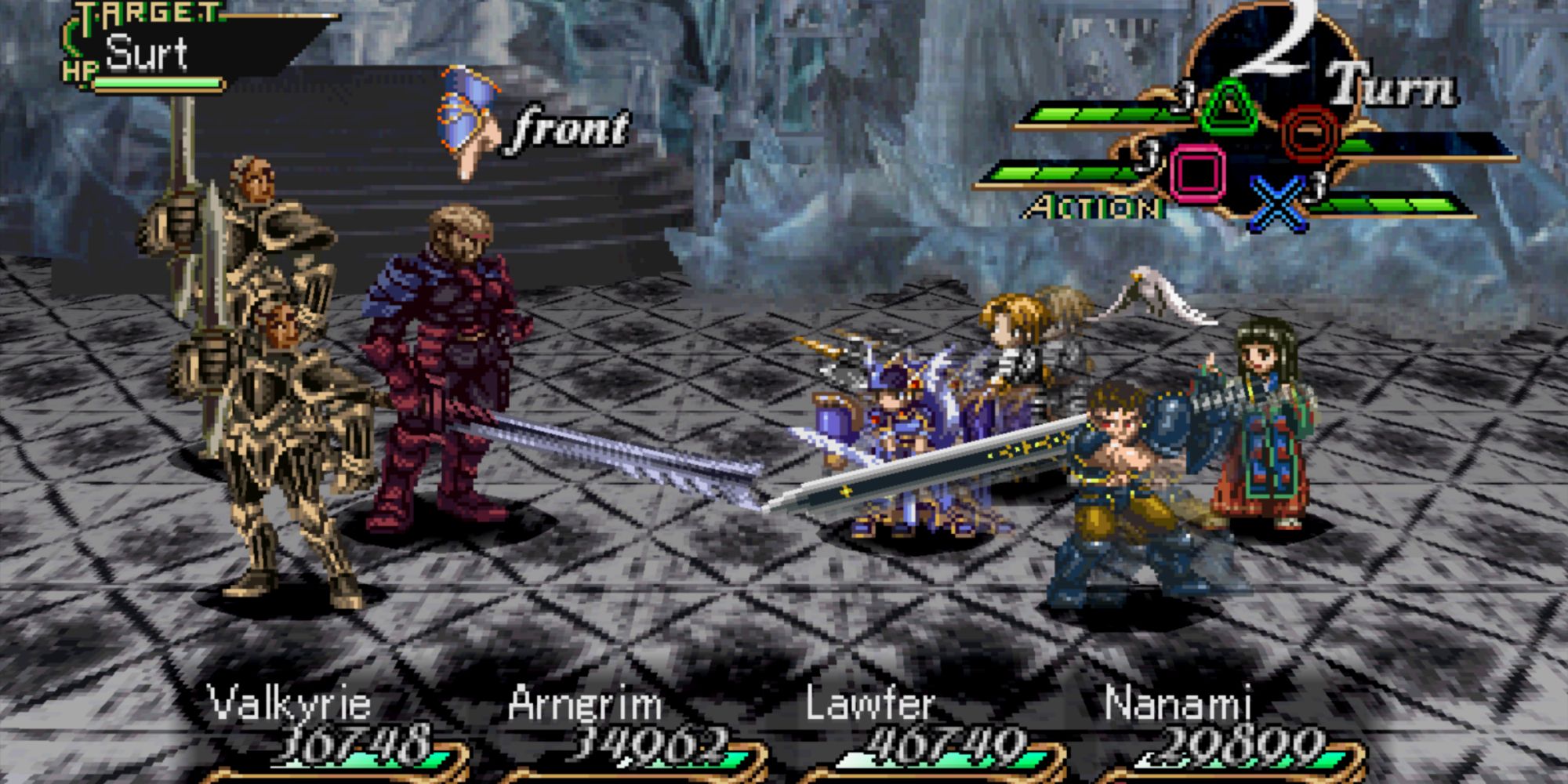 Valkyrie Profile Lenneth - Jotunheim Palace Surt Battle