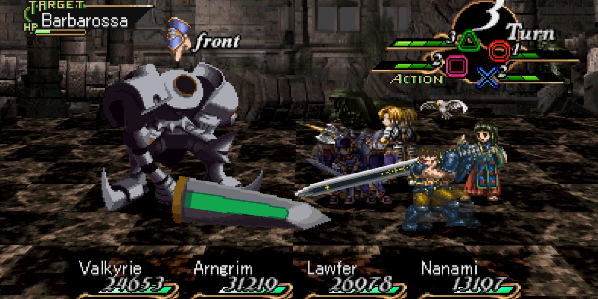 Valkyrie Profile Lenneth - Lost City of Dipan Barbarossa Boss Fight