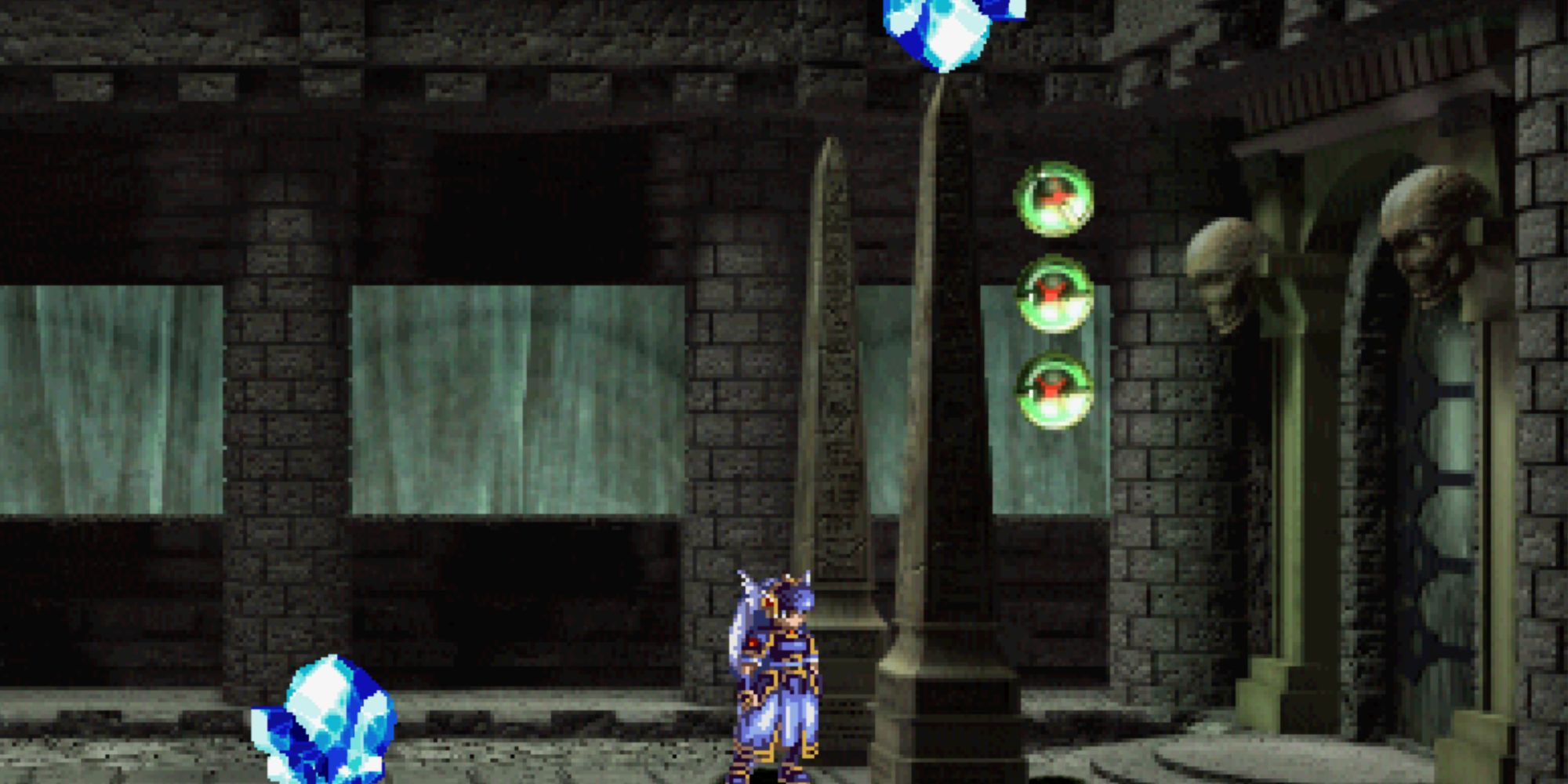 Valkyrie Profile Lenneth - Sunken Shrine Final crystal reflection puzzle