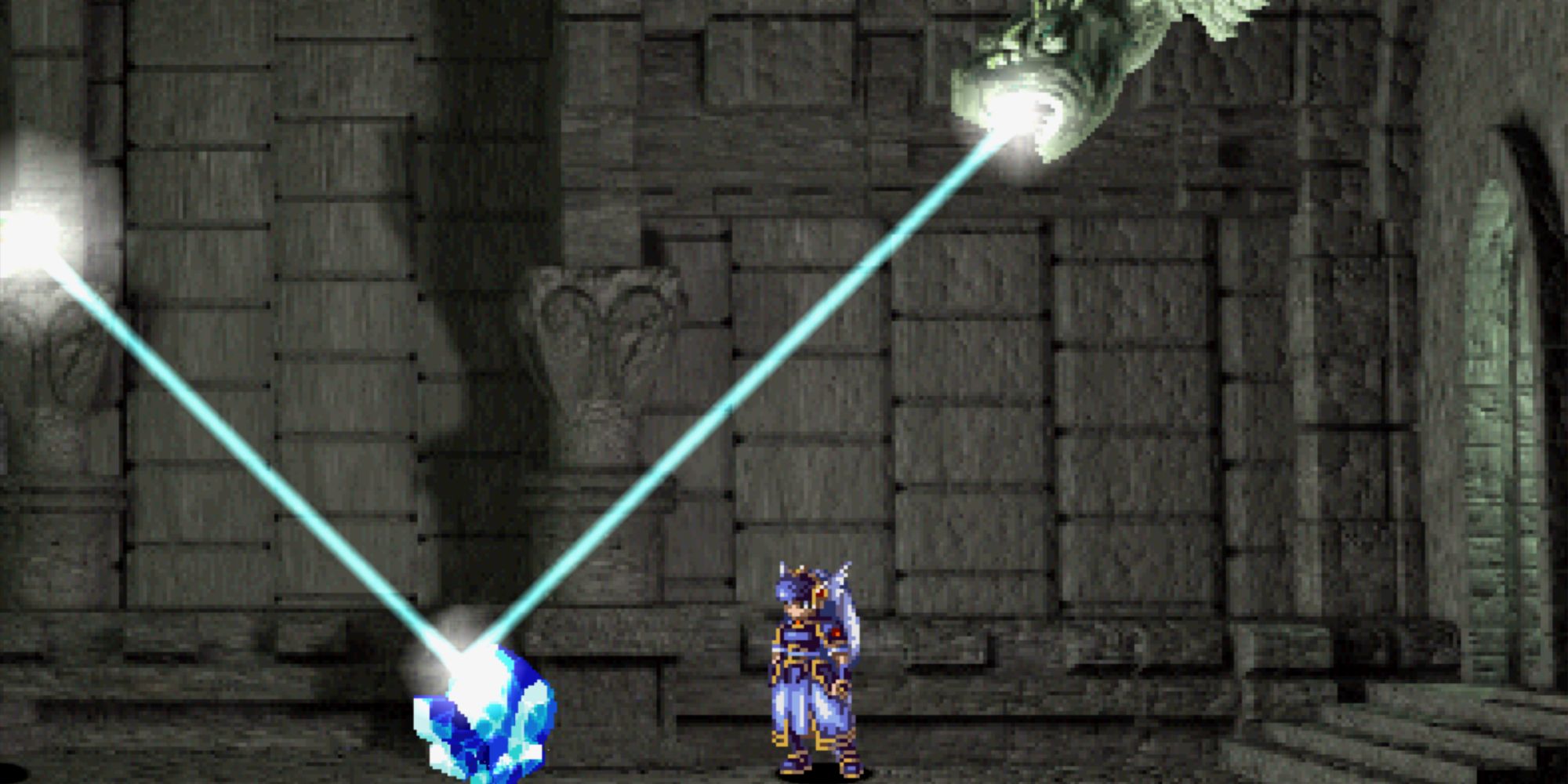 Valkyrie Profile Lenneth - Sunken Shrine Reflected laser