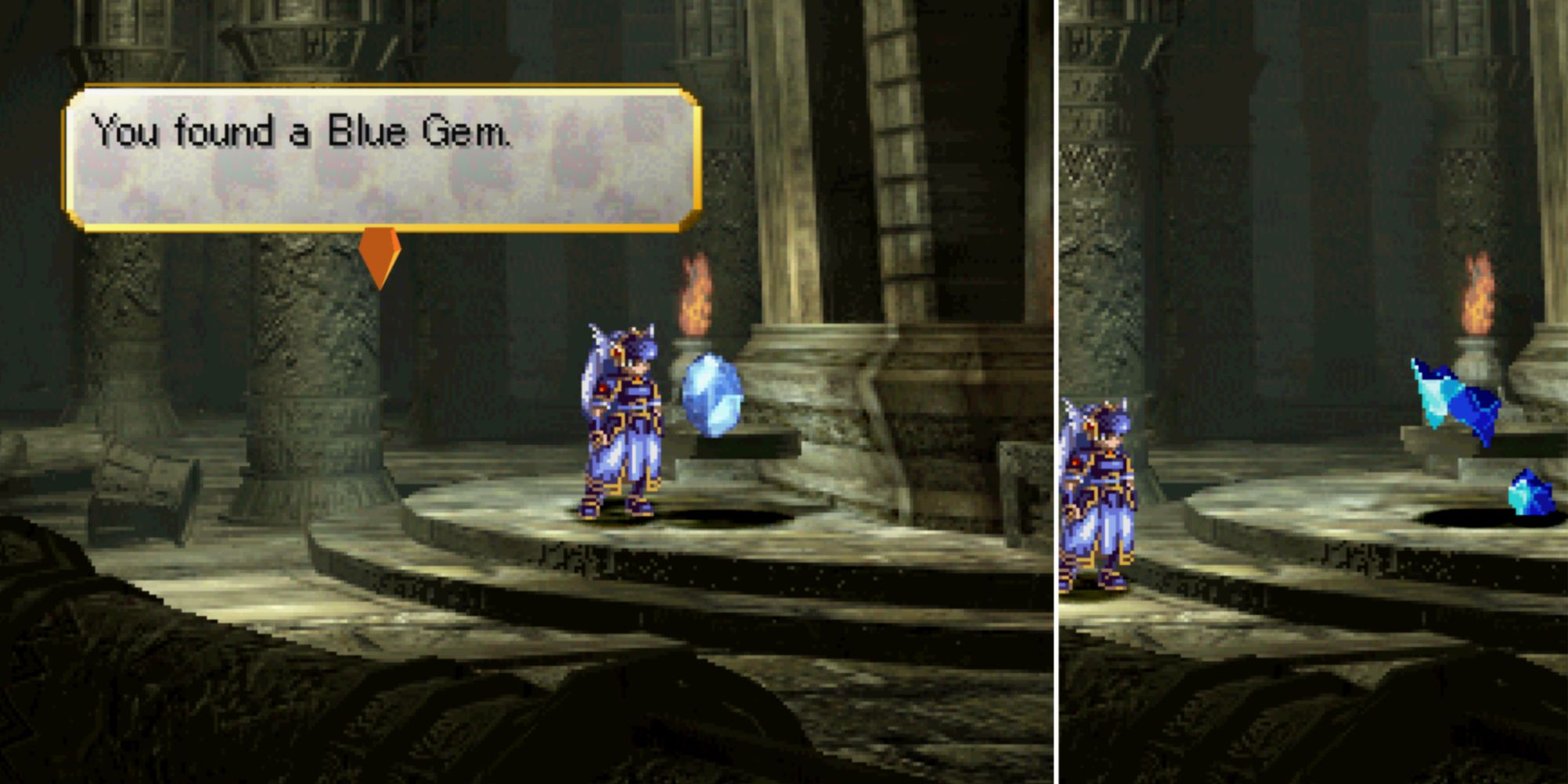 Valkyrie Profile Lenneth - Tombs of Amenti Blue gem puzzle