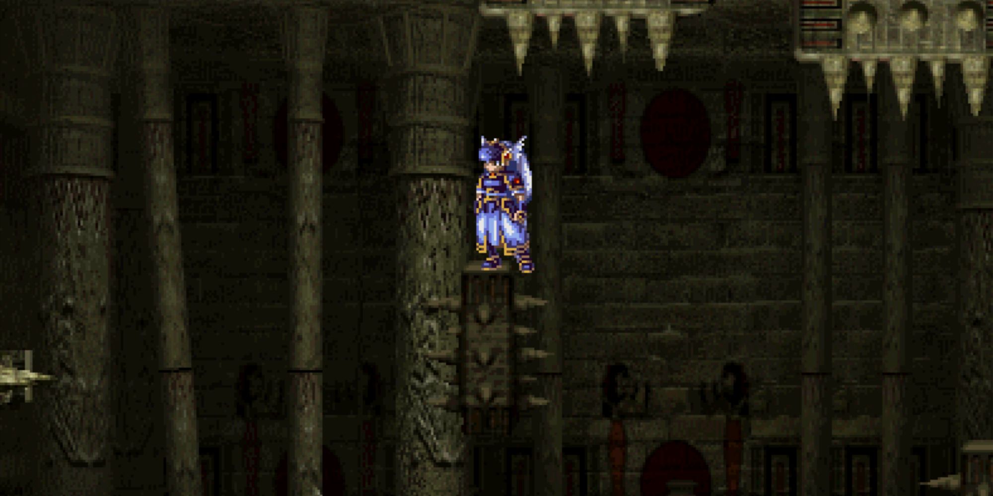 Valkyrie Profile Lenneth - Tombs of Amenti Riding a spike block