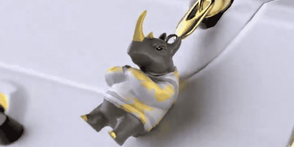 Valorant Ego Gun buddy attached to a weapon