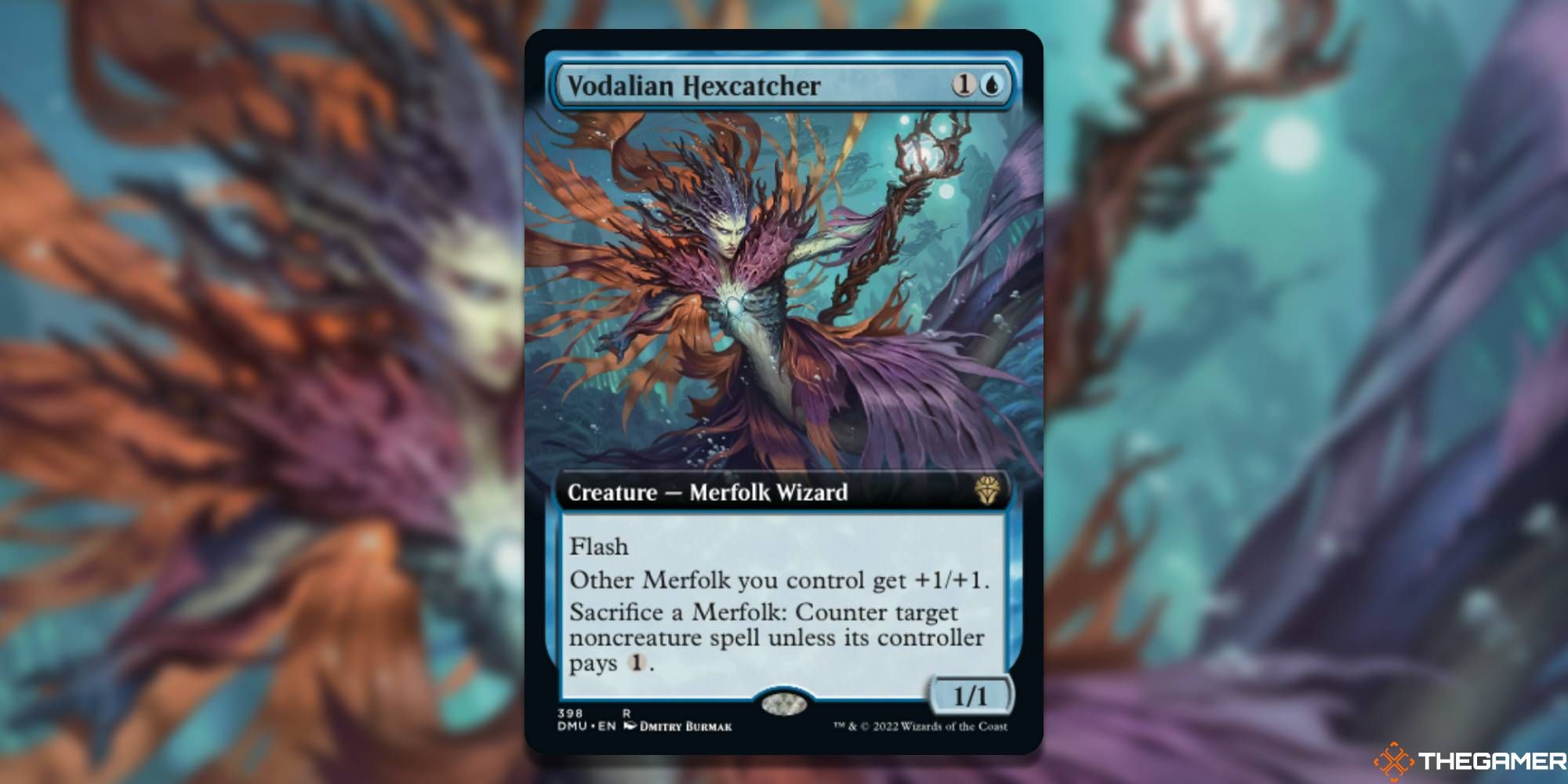 Vodalian Hexcatcher by Dmitry Burmak - MTG DomU art
