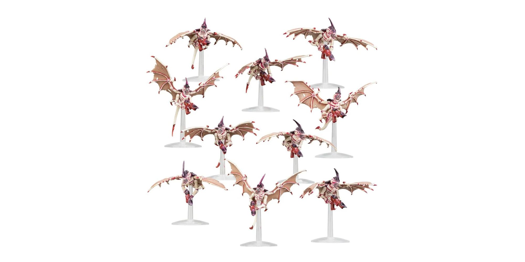 ten tyranid gargoyles