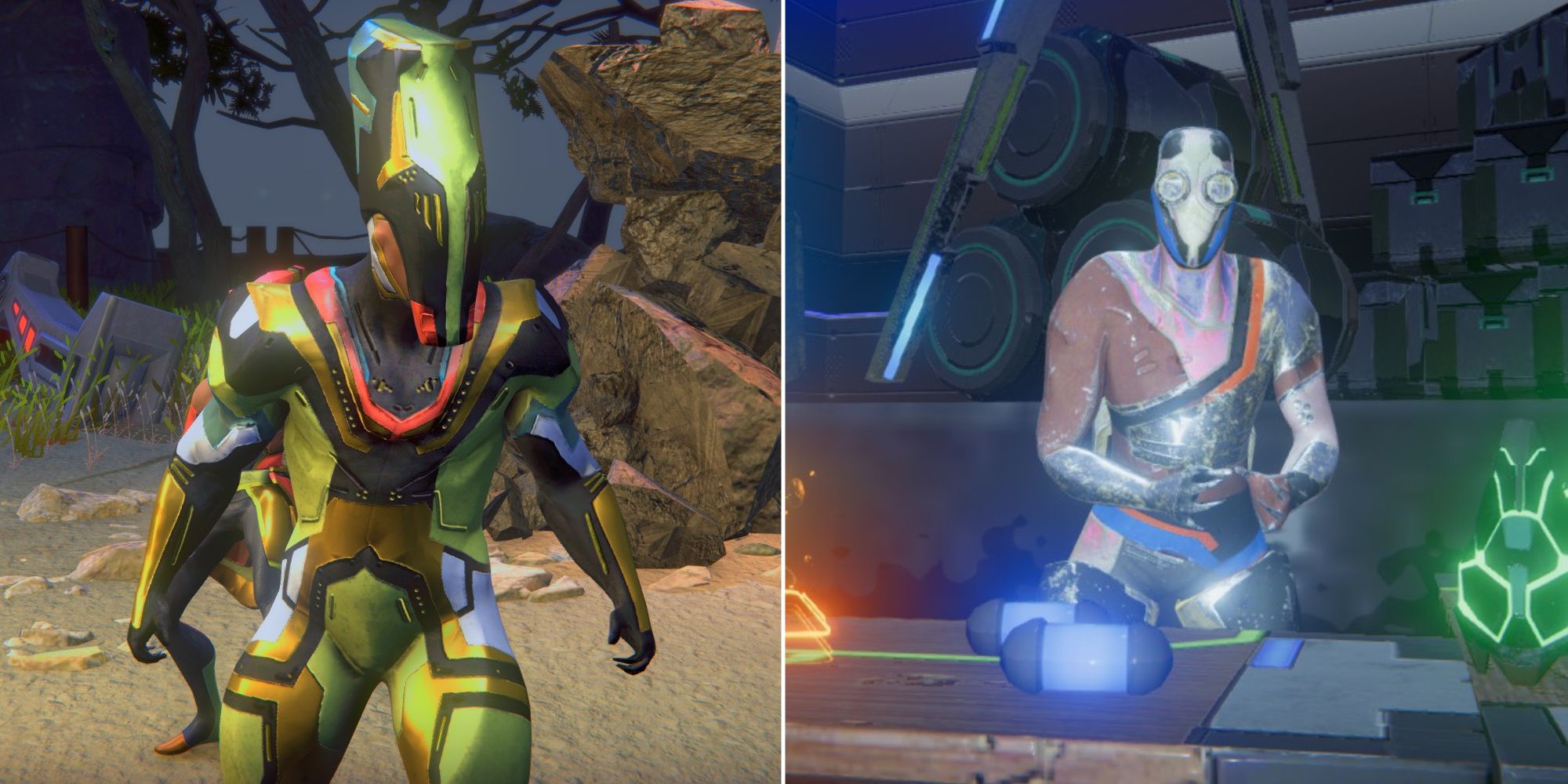 a Caretaker and Kray side-by-side