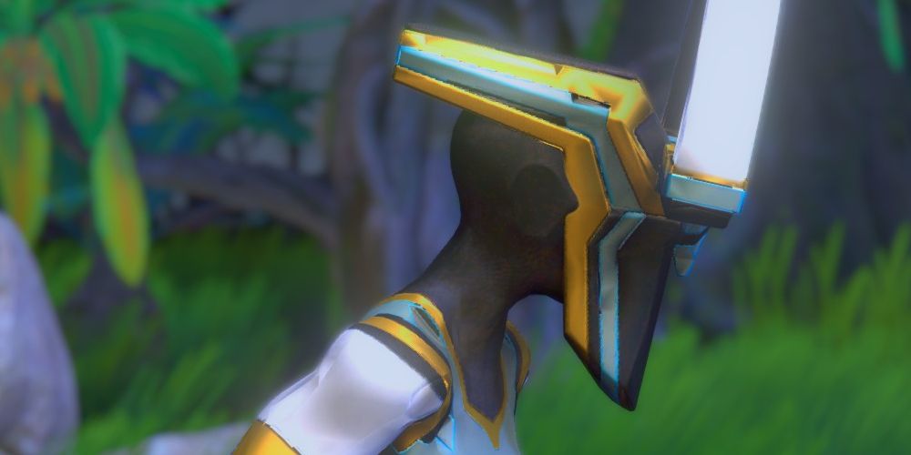 side view of a healer-class character