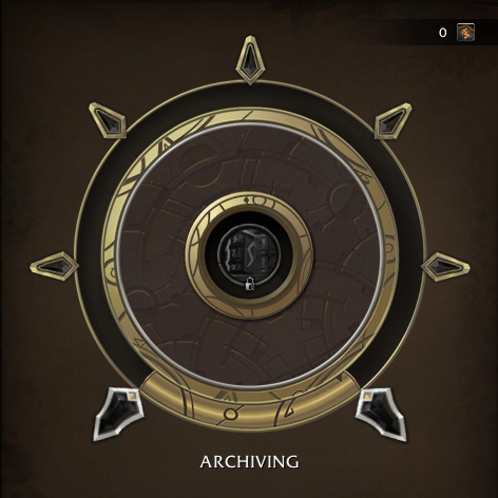 The Archiving specialization screen for Inscription in World of Warcraft.