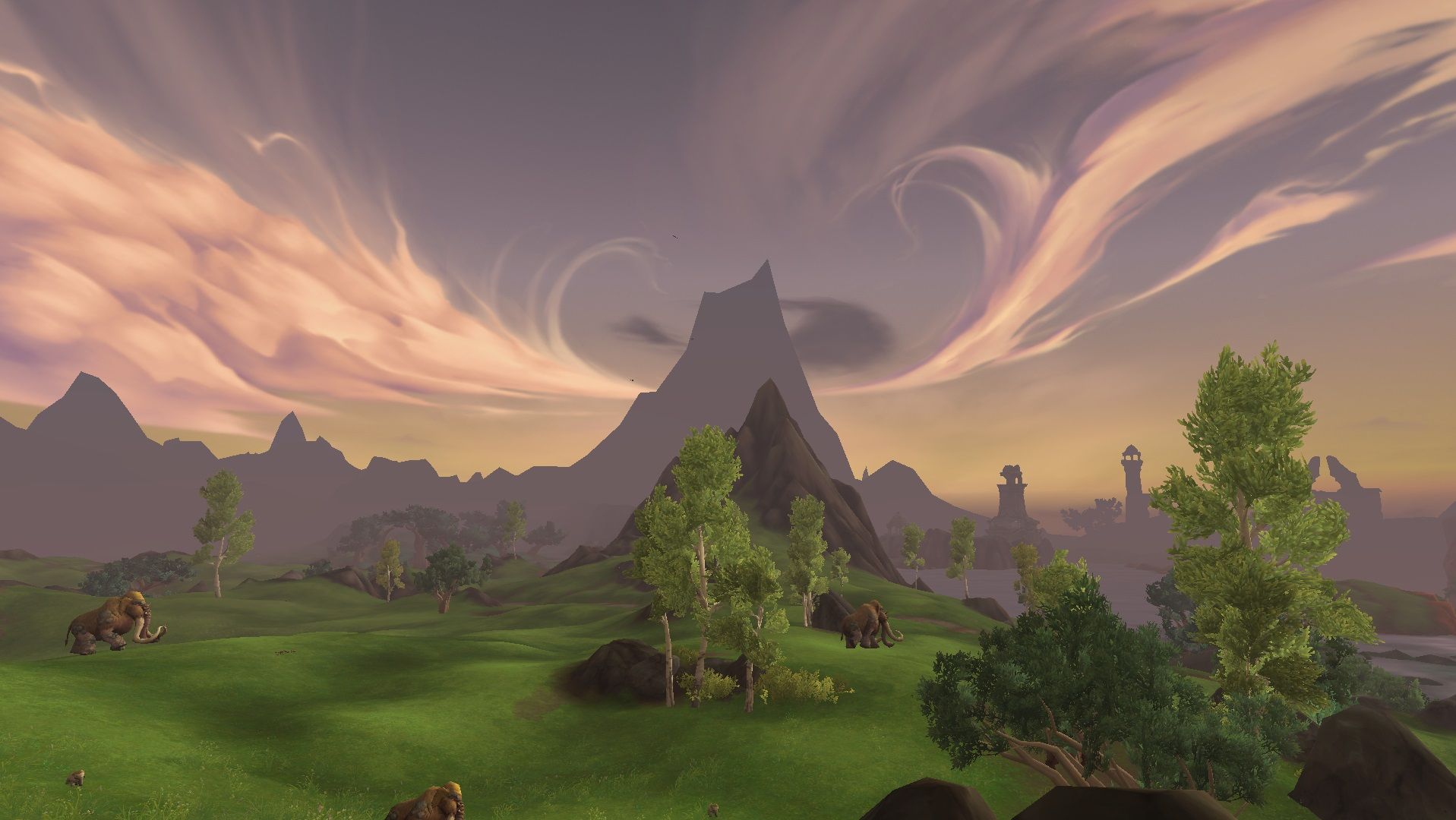 A view of the Ohn'ahran Plains zone in World of Warcraft: Dragonflight.