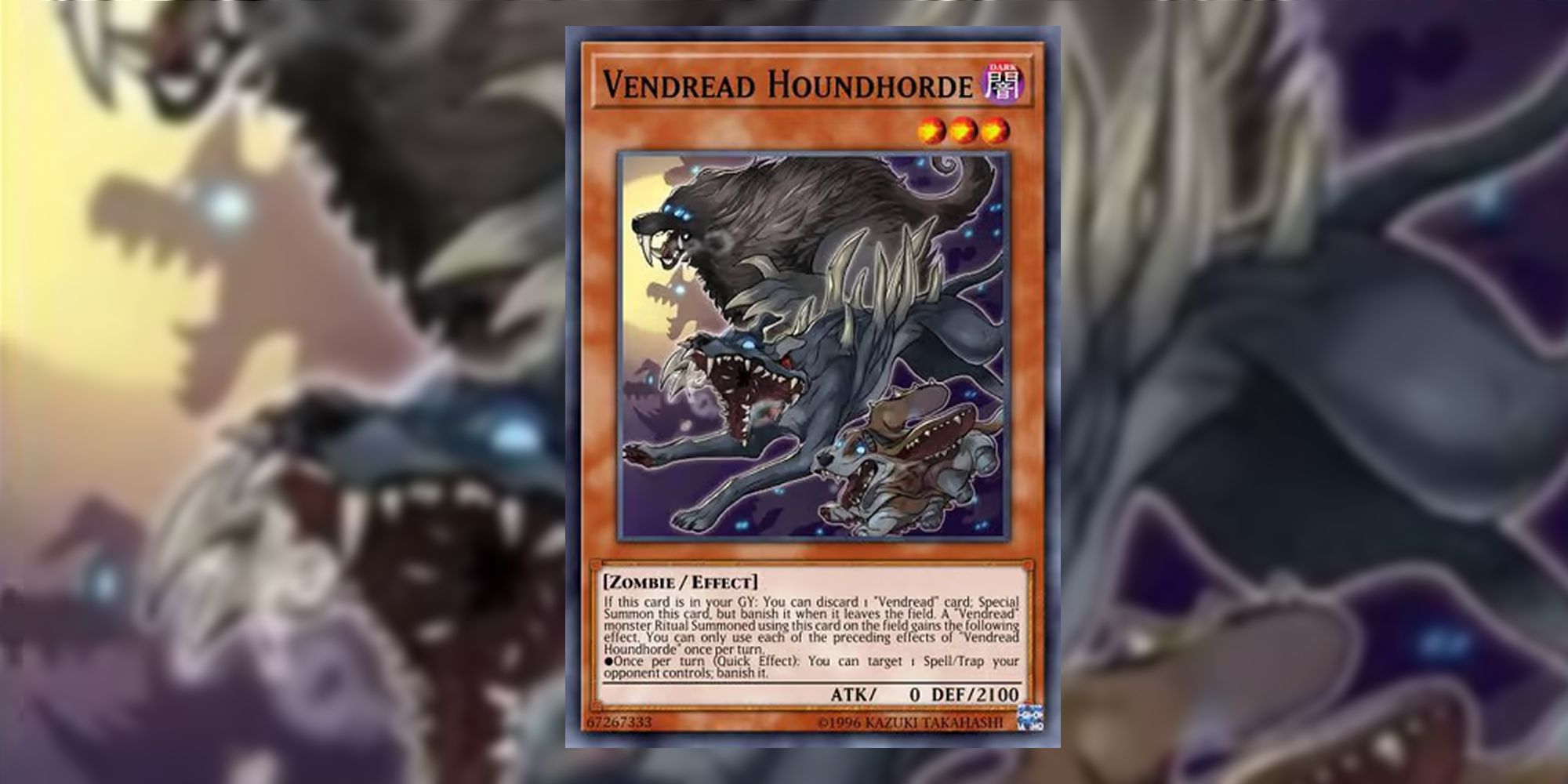 YuGiOh Vendread Houndhorde