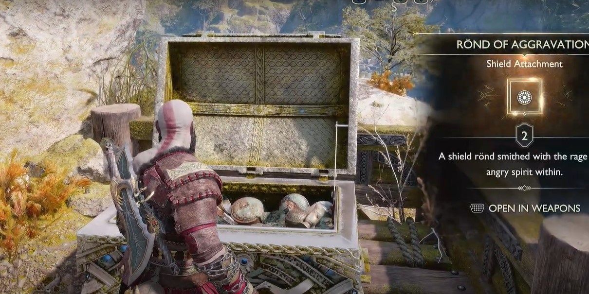 11 Kratos collecting the Rond of Aggravation attachment