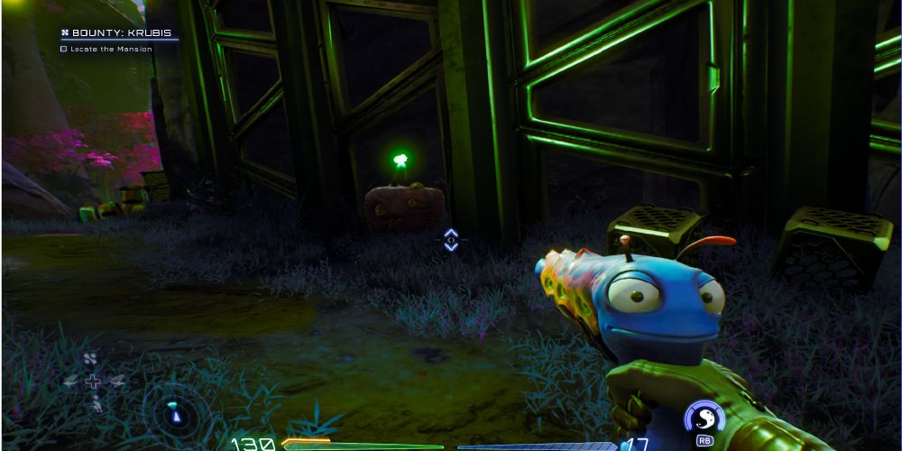A Luglox seated underneath support frames inside a tunnel.