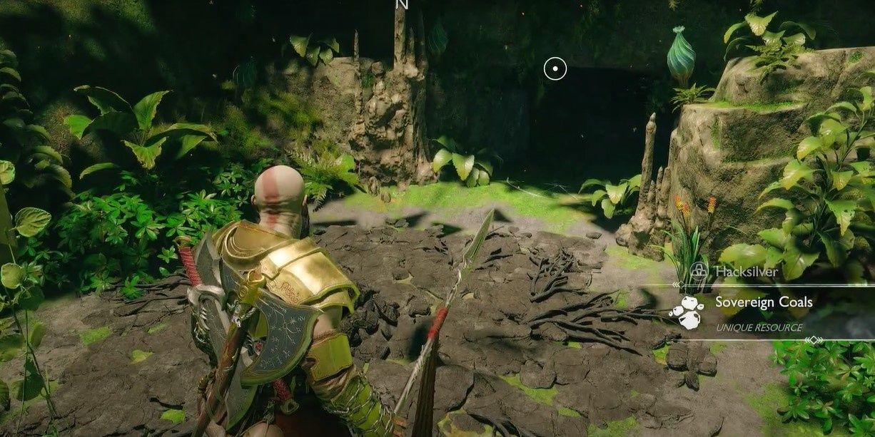 2 Kratos standing over Druagr hole in jungle-1