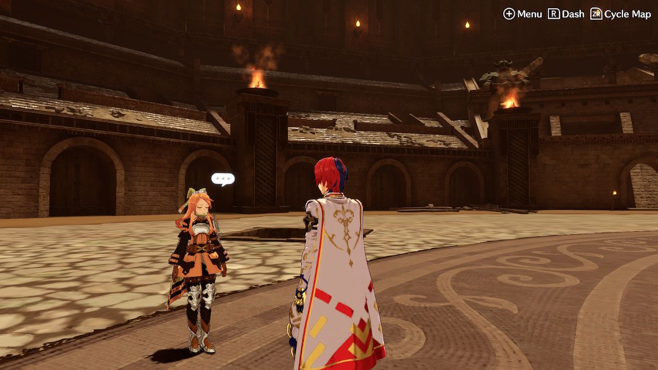 Fire Emblem Engage: Speaking With Etie After Lucina Paralogue For Bond Fragments
