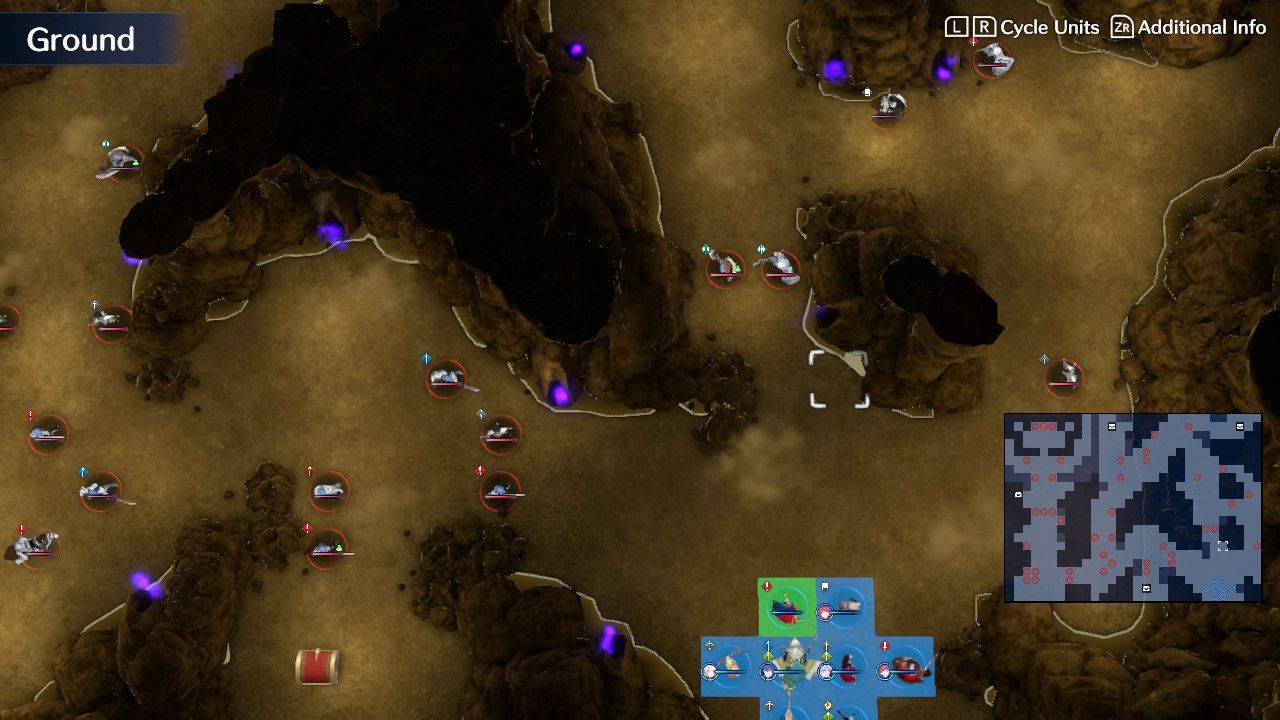 Zoomed Out Overhead View Of Hector's Map With Poison Vents