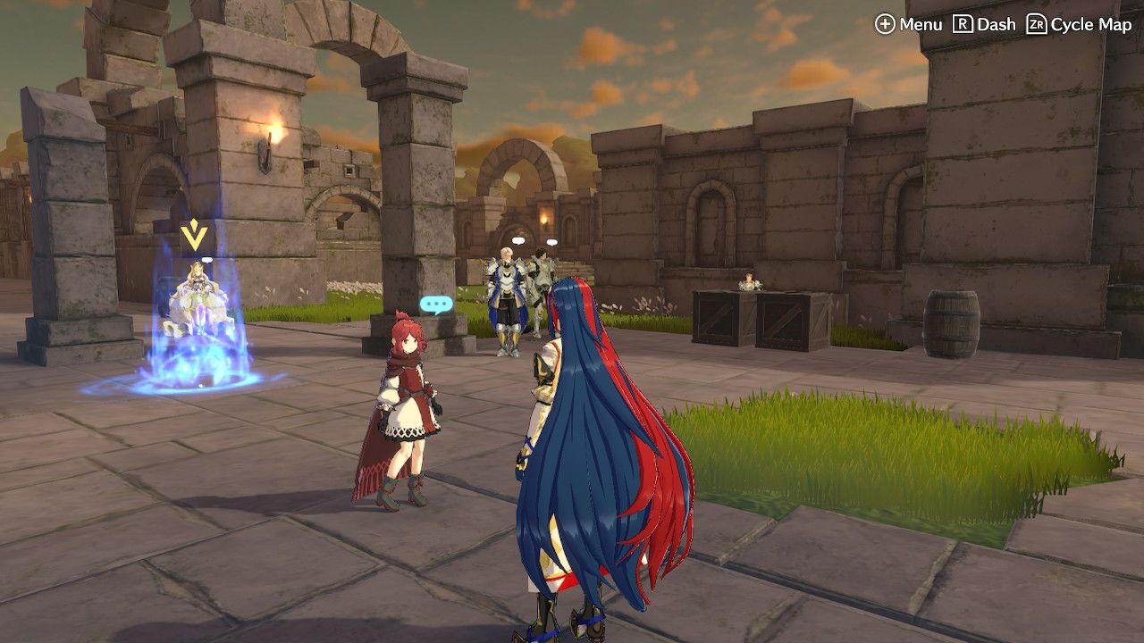 Walking Up To Anna During Post Battle Exploration
