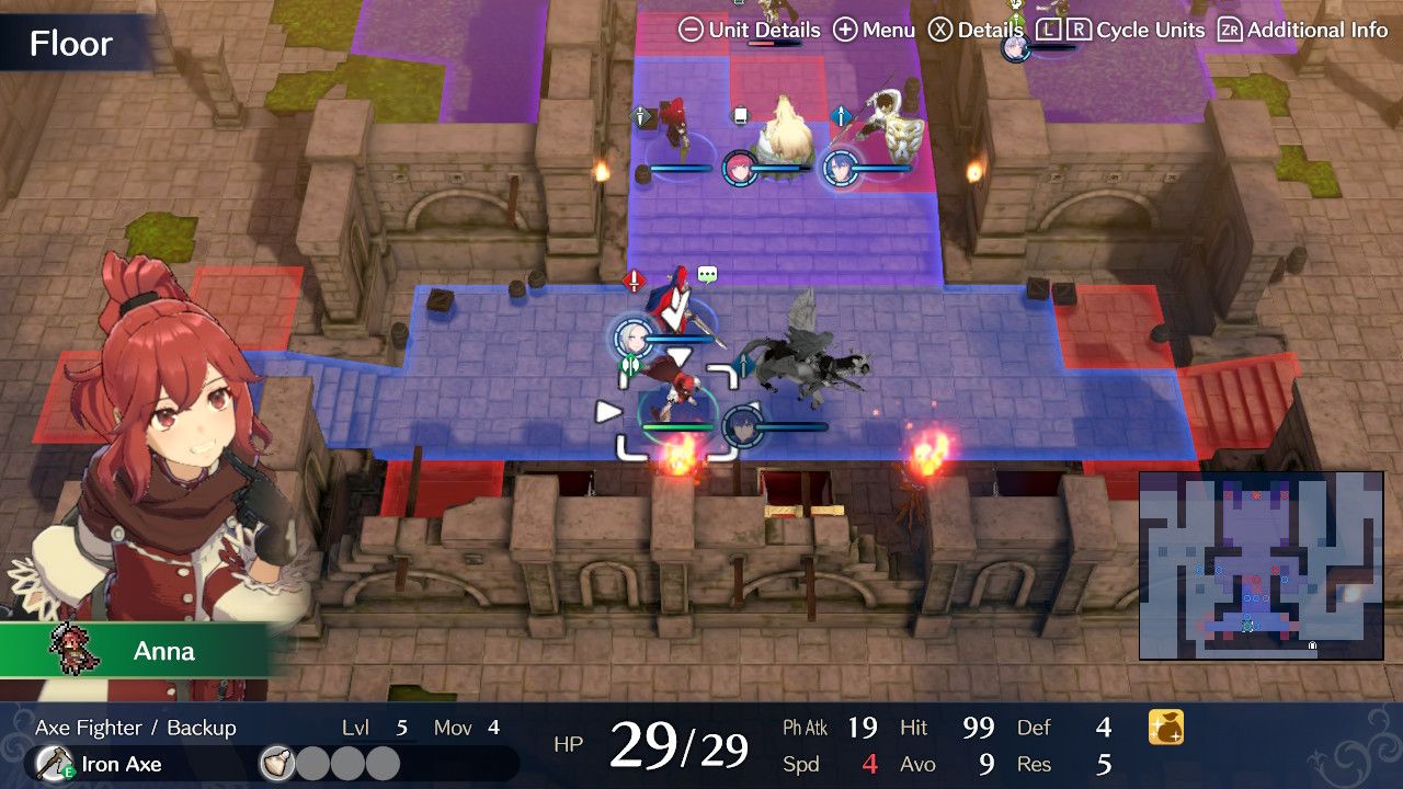 Alear And Chloe Encircling Anna To Keep Safe In Paralogue