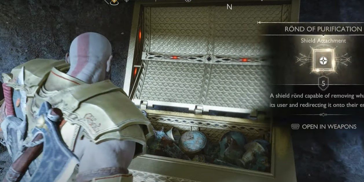 5 Kratos claiming the Rond of Purification