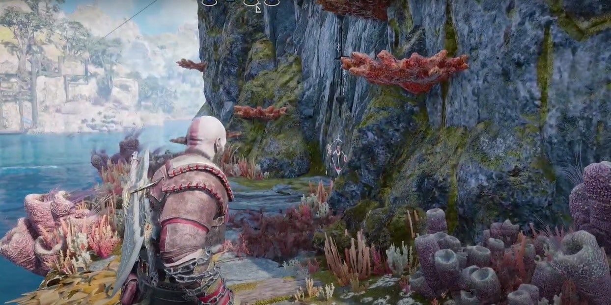 9 Kratos heading down path on Lyngbakr-1