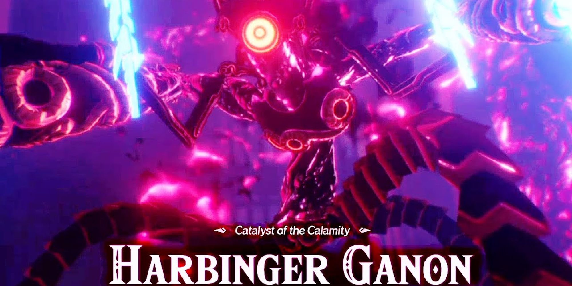 age of calamity harbringer ganon battle screen