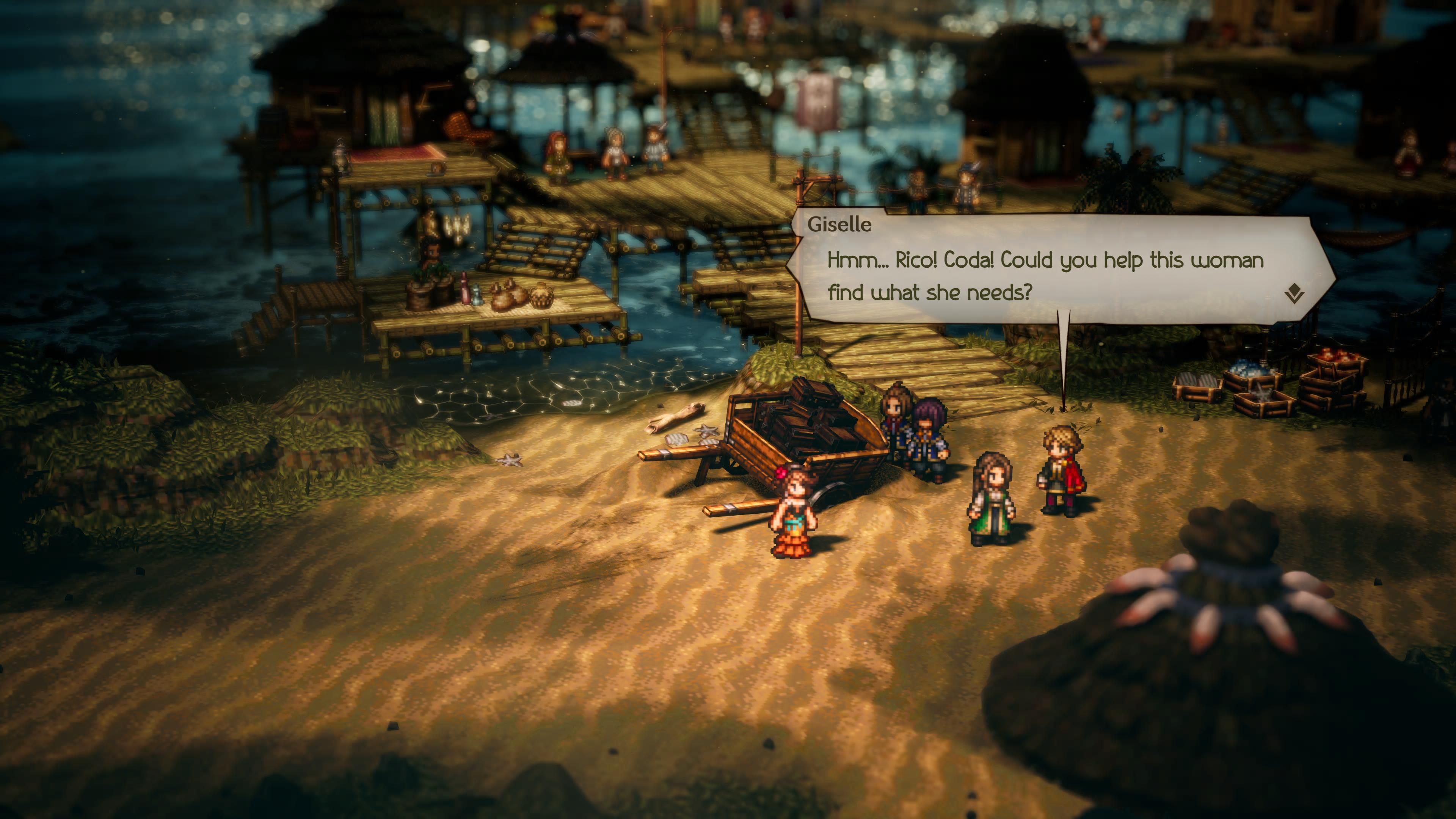 Agnea Octopath Traveler 2 Tropu'hapu Giselle
