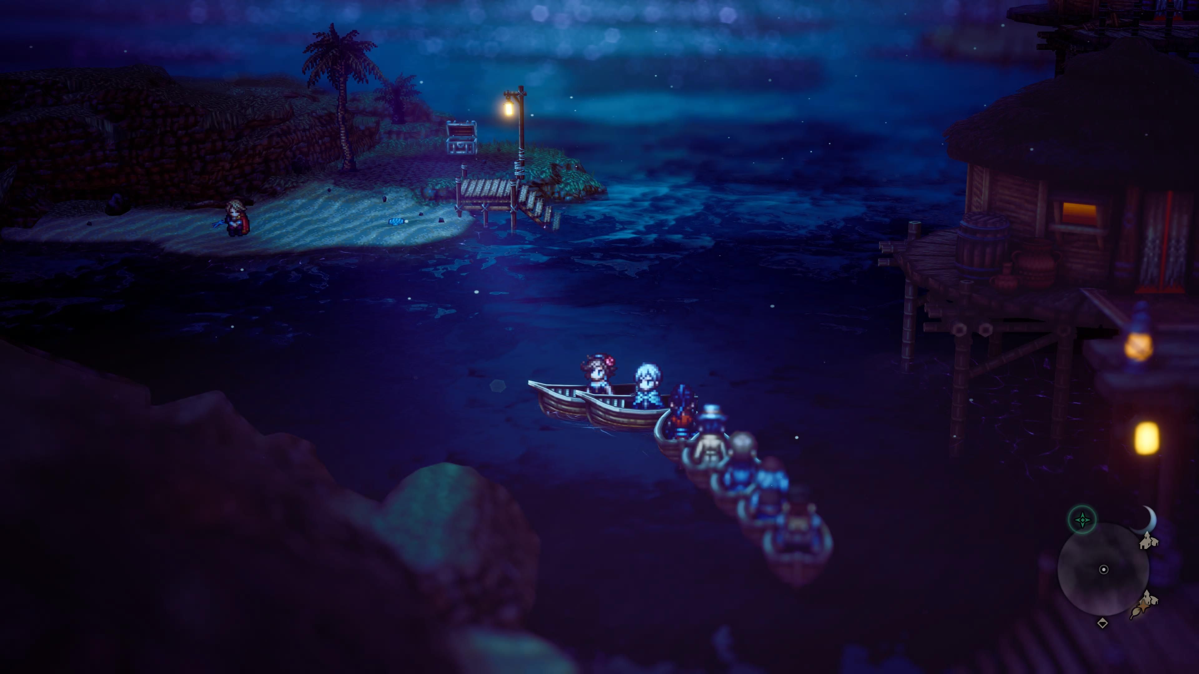 Agnea Octopath Traveler Chapter Three Giselle Night Canoe