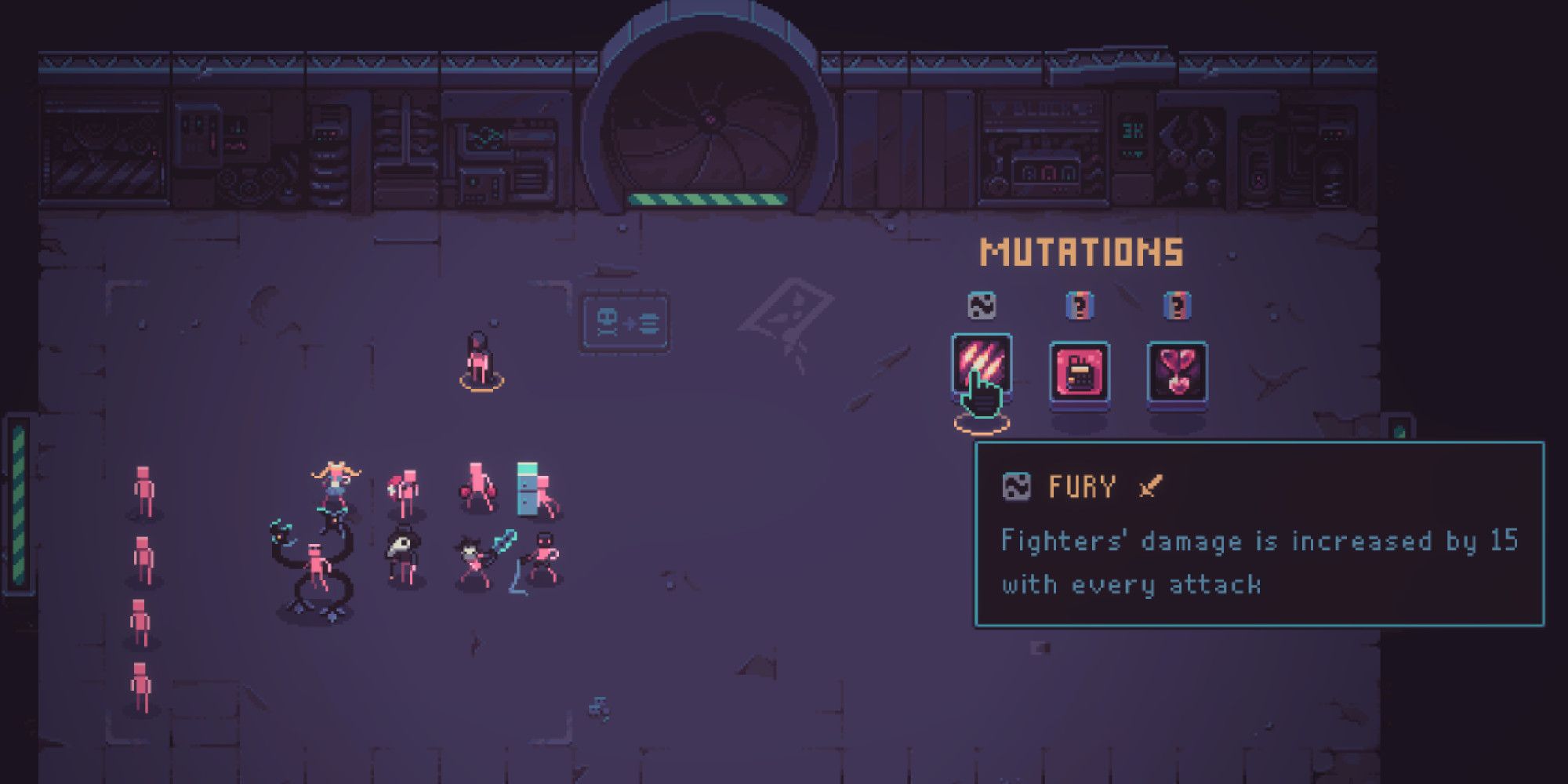 An example of the Fury mutation in Despot's Game