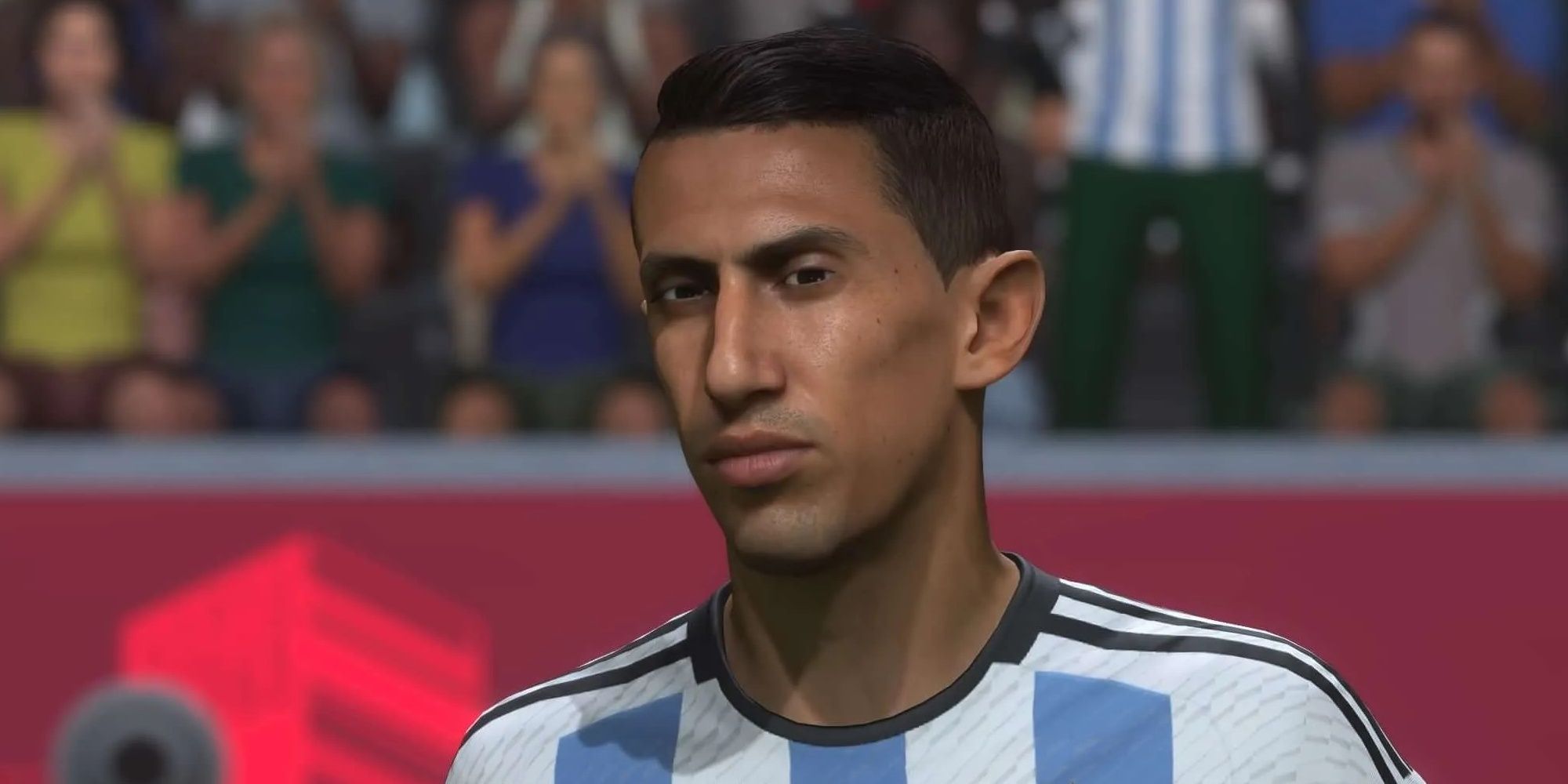 Angel Di Maria wearing the Argentina home kit in FIFA 23